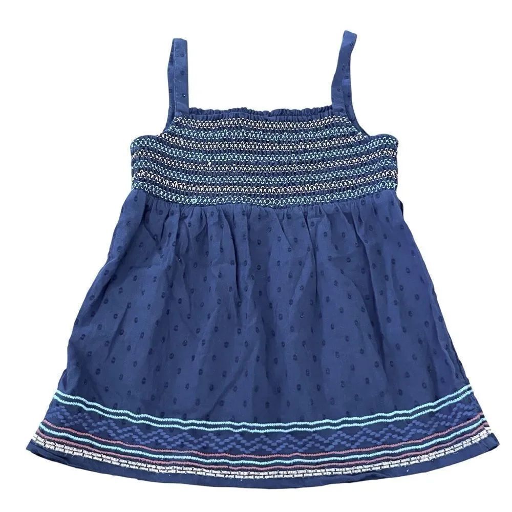 Fat Face Sleeveless Smocked Top